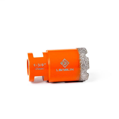 LEVELIN Brazed Diamond Hole Saw Brocas for Precision Core Drilling in Ceramics and Tiles