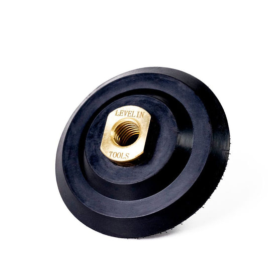 LEVELIN 4" Rubber Backer Pad for Polishing Pads - LEVELIN Tools