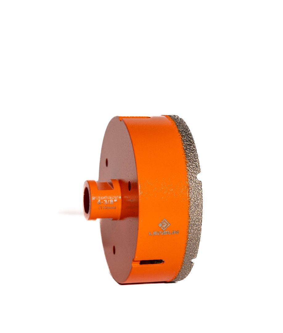 LEVELIN Brazed Diamond Hole Saw Brocas for Precision Core Drilling in Ceramics and Tiles