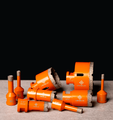 LEVELIN Brazed Diamond Hole Saw Brocas for Precision Core Drilling in Ceramics and Tiles